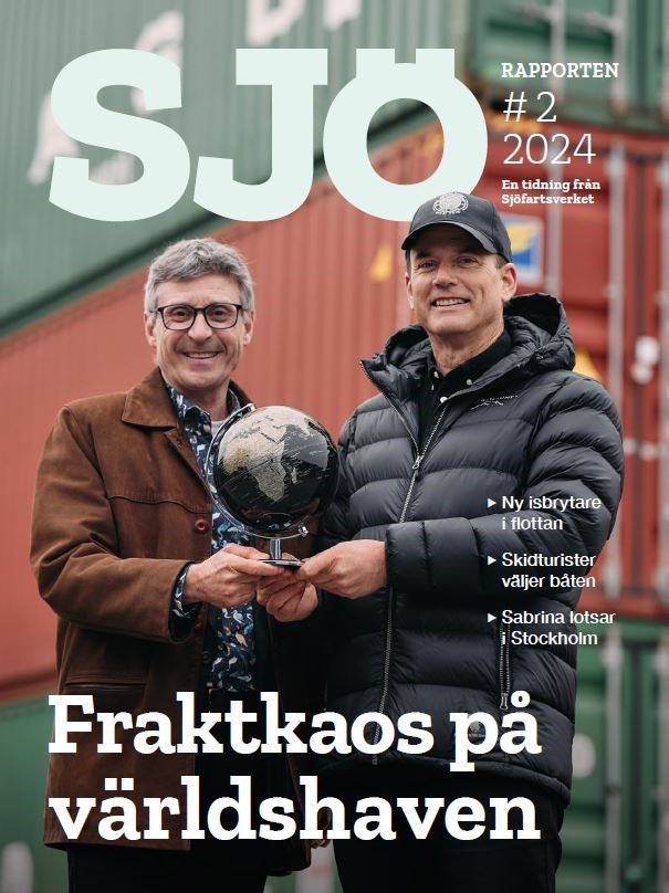 Bild på omslaget av tidningen Sjörapporten