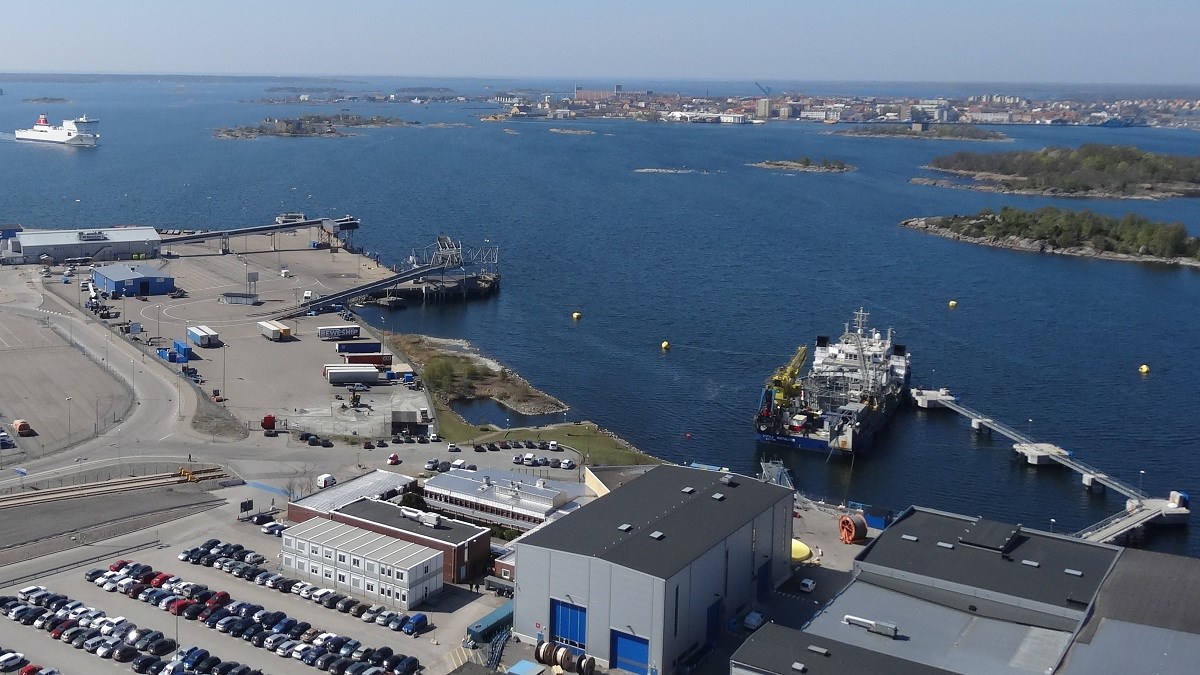 The inlet of the Port of Karlskrona. Photo: Port of Karlskrona