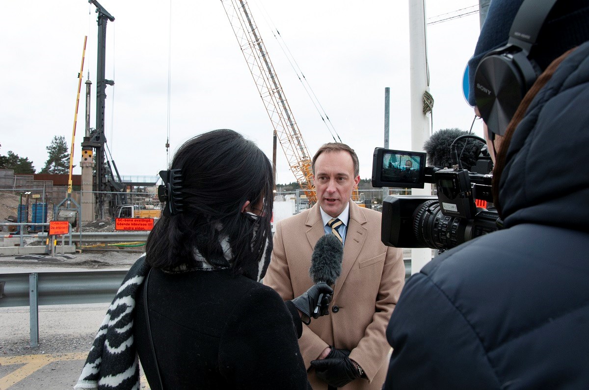 Infrastrukturdirektör Joel Smith, Sjöfartsverket, vid en tidigare intervju.