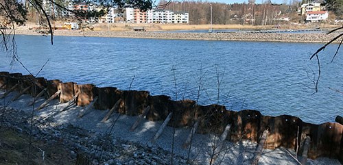 Kanalarbetet löper på. Foto;: Sjöfartsverket Kanalarbetet löper på.