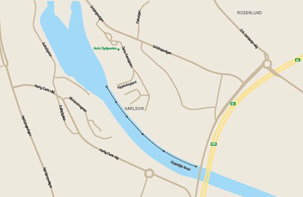 Karta över aktuellt arbetsområde. Karta över aktuellt arbetsområde.