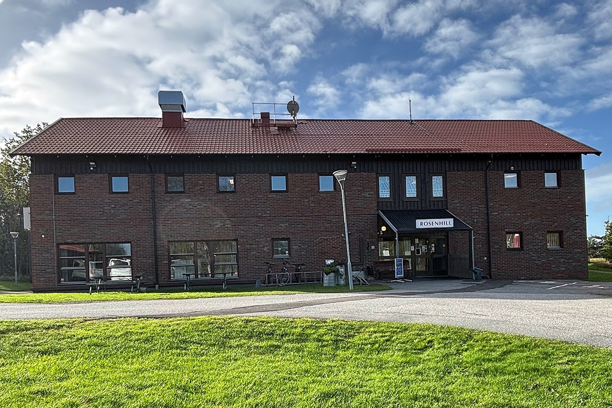 The front fasade of Rosenhill Seamen´s Center The front fasade of Rosenhill Seamen´s Center