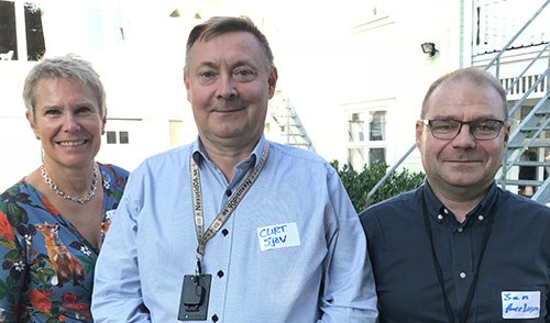Ny projektledning för Mälarprojektet som har sammanlagt många, många års erfarenhet utifrån sin egen profession. Från vänster Ulrika Hamberg, Curt Nilsson och Jan Axelsson. Foto: Sjöfartsverket Ny projektledning för Mälarprojektet