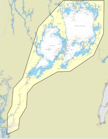 karta över LO Vänern
