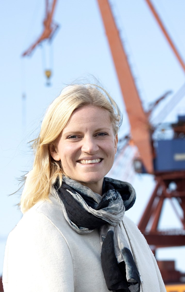 Jenny Röström är ny projektledare för Sjöfartsverket i Skandiaporten. Foto: Agne Hörnestig Jenny Röström är ny projektledare för Sjöfartsverket i Skandiaporten