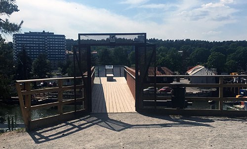 Besöksplattformen åter öppnad. Foto: Sjöfartsverket Besöksplattformen.