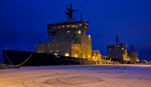Foto: Niklas Nordgren Isbrytare förtöjda i Luleå