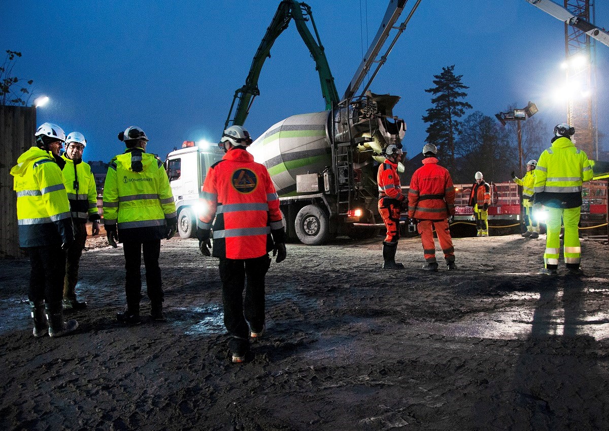 Manskapet på plats. Manskapet på plats