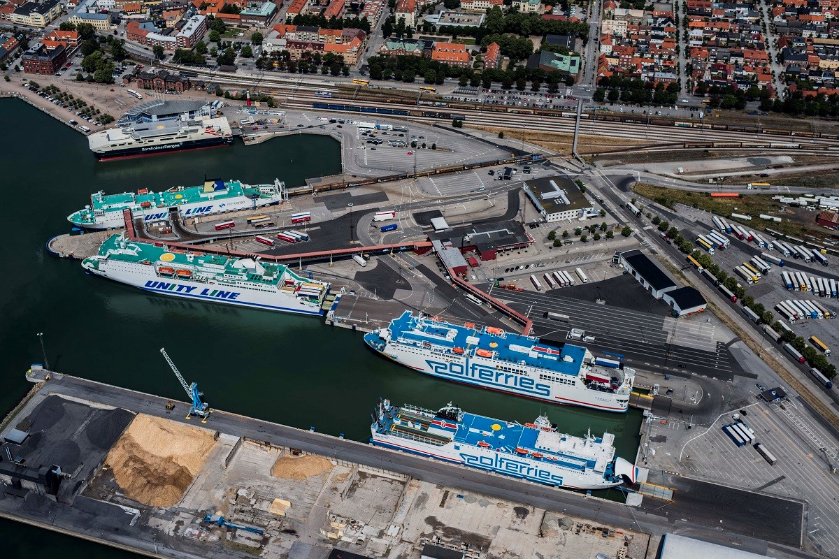 Hamnen i Ystad