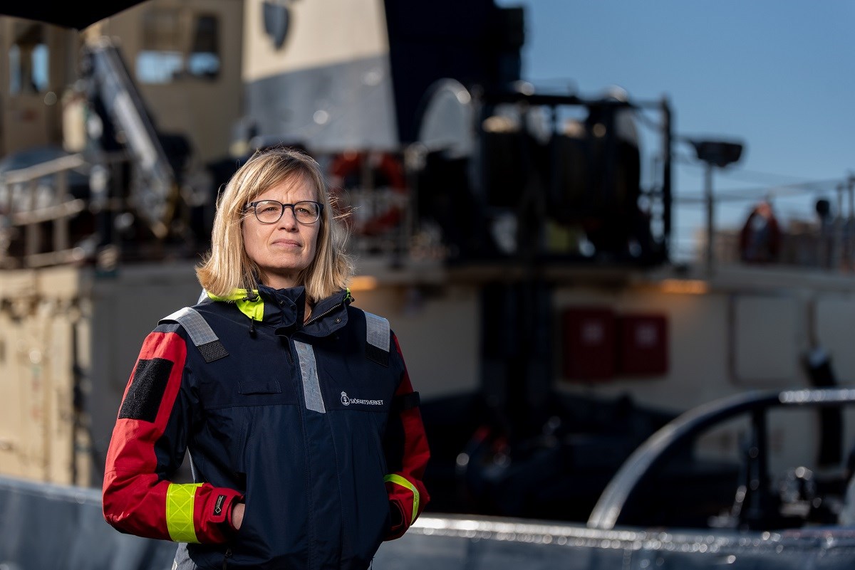 Katarina Norén, Sjöfartsverkets generaldirektör. Foto: Niclas Fasth Katarina Norén, Sjöfartsverkets generaldirektör.