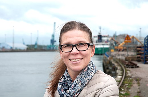 Marielle Svan är chef för Sjöfartsverkets Infrastrukturenhet som utreder, analyserar och projekterar sjöfartsprojekten.