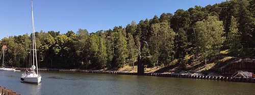 Arbetet fortsätter i sommar i Södertälje sluss och kanal. Foto: Sjöfartsverket Arbetet fortsätter i sommar i Södertälje kanal och sluss