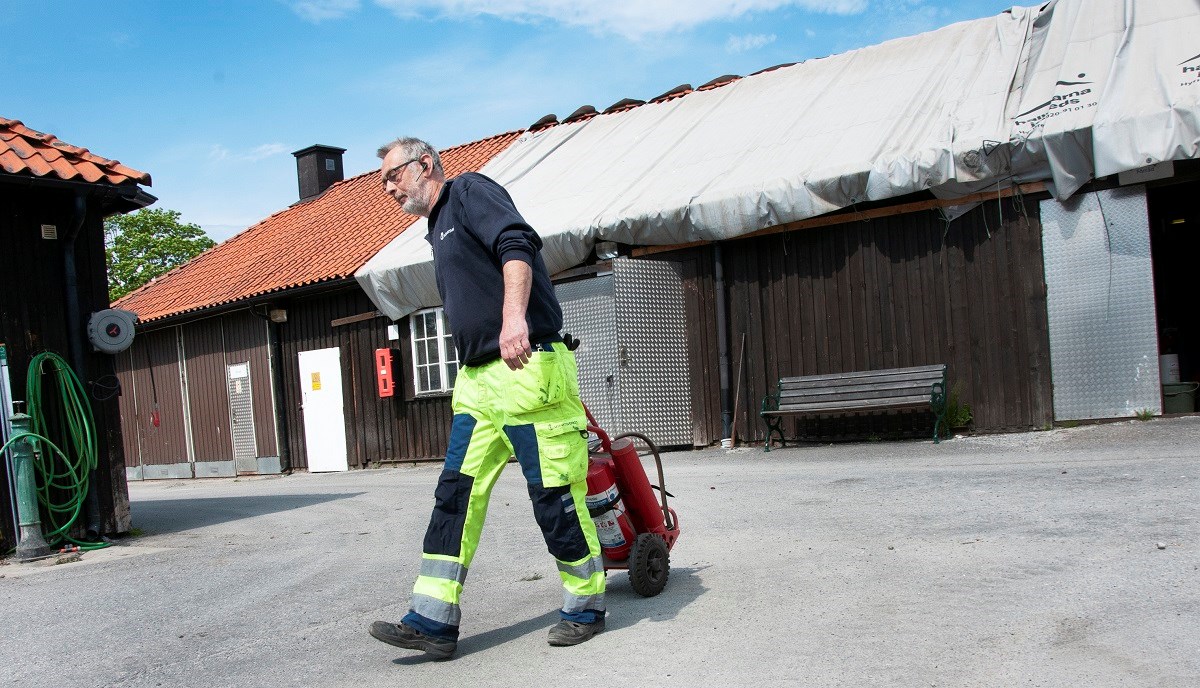 Hans Karlsson, arbetsledare. Foto: Agne Hörnestig Hans Karlsson, arbetsledare.