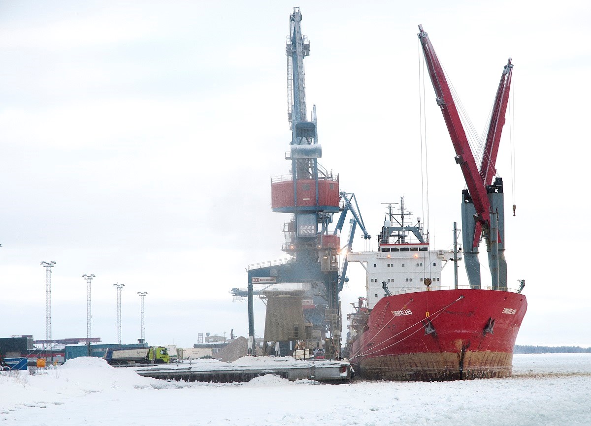 Luleå Hamn. Foto: Agne Hörnestig Luleå Hamn.