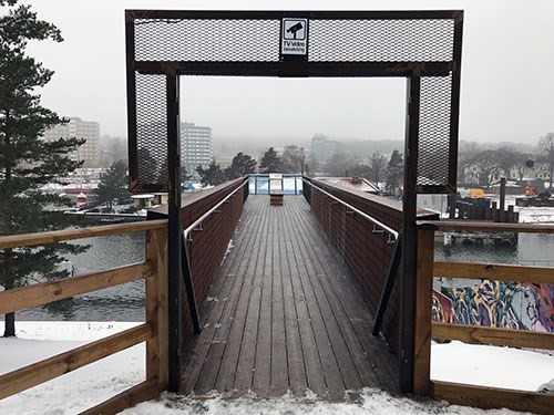 Besöksplattformen åter öppnad. Foto: Sjöfartsverket Besöksplattformen åter öppnad