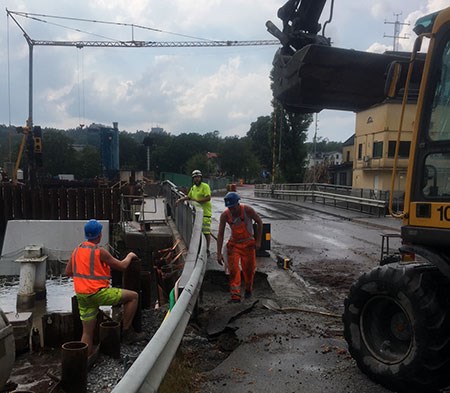 Gångytor har reparerats på gångytor. Foto: Sjöfartsverket Gångytor har reparerats