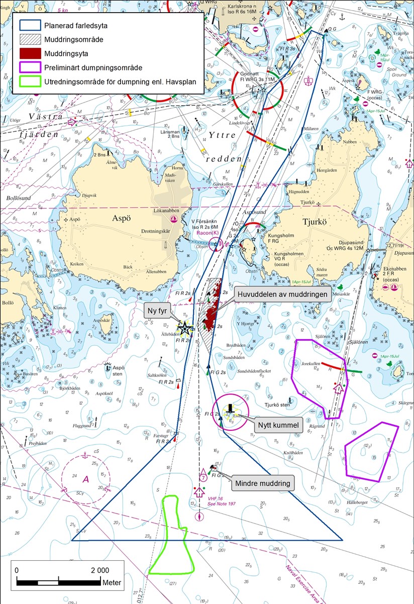 Nautical chart of Karlskrona.