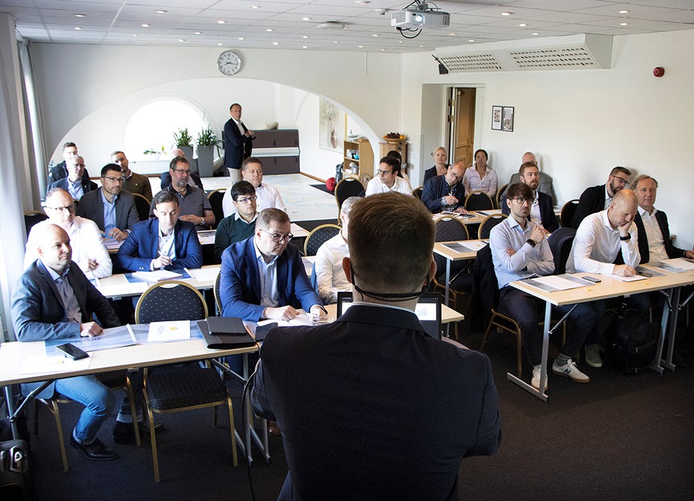 Marknadsdialogen hade lockat flera av Europas ledande muddringsföretag till Norrköping.