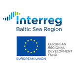Bild på logo för interreg Baltic Sea region.