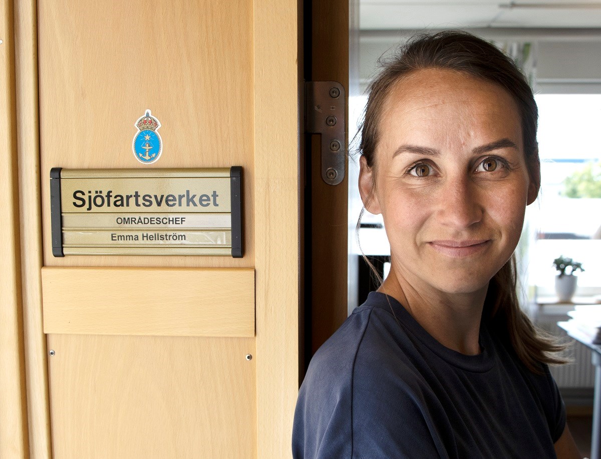 Emma Hellström, chef för Luleå lotsområde