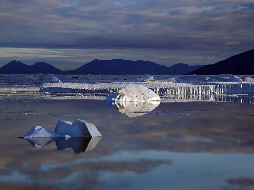 Foto: Martin Jacobsson Bild på isbergen Viktoria Fjorden