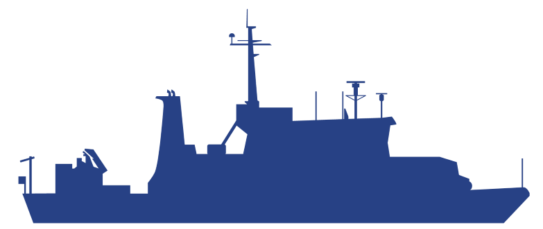 Illustration av sjömätningsfartyget Jacob Hägg