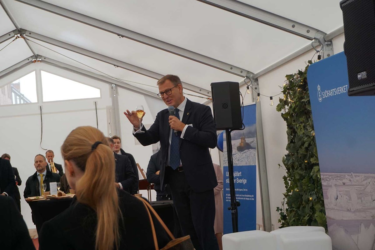 Erik Eklund, generaldirektör på Sjöfartsverket.