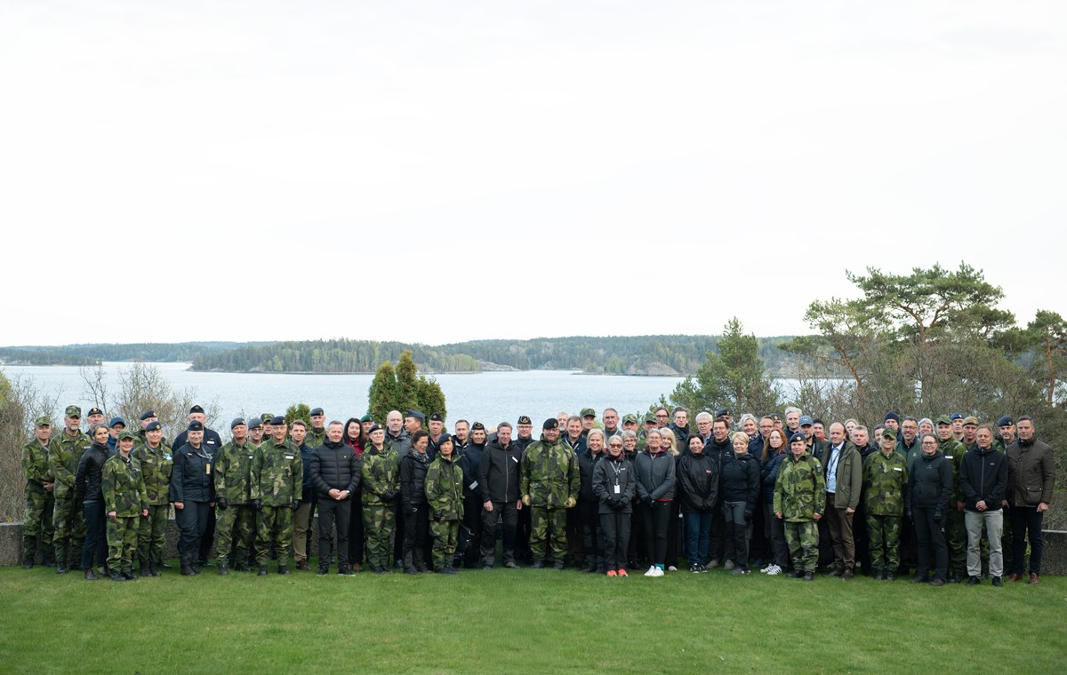 Generaldirektör Erik Eklund har deltagit i överbefälhavarens årliga chefsfältövning