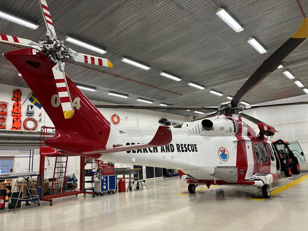 Helikopter i Norrtälje
