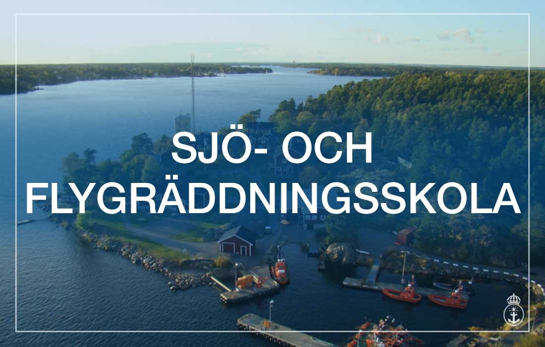Bild på Arkö sjö- och flygräddningsskola. Bilden är en länk in till sidan med info om sjö- och flygräddningskolan