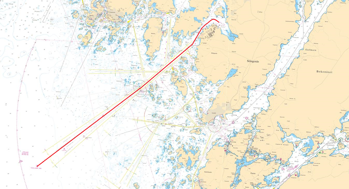 Routes to Brofjorden