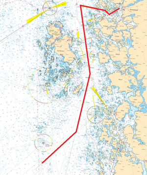 Route to Strömstad