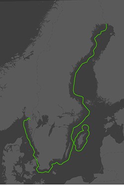 Sjöterritoriets gräns i havet