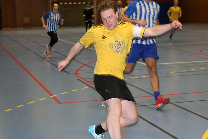 Fotbollsspelare i närbild