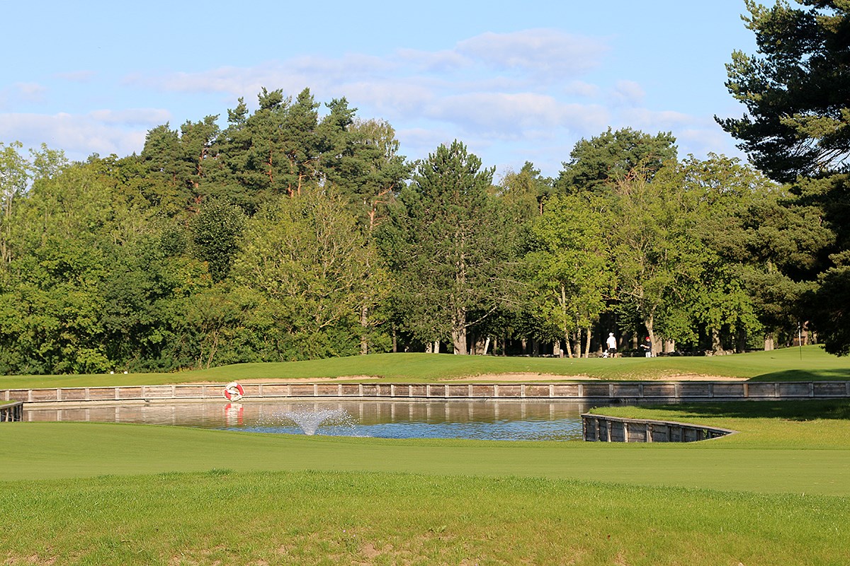 Vy över golfbana